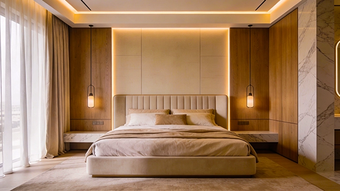 لماذا تُعد DWS Interiors الخيار الأفضل لتنفيذ ديكور غرفة نوم فاخرة في دبي