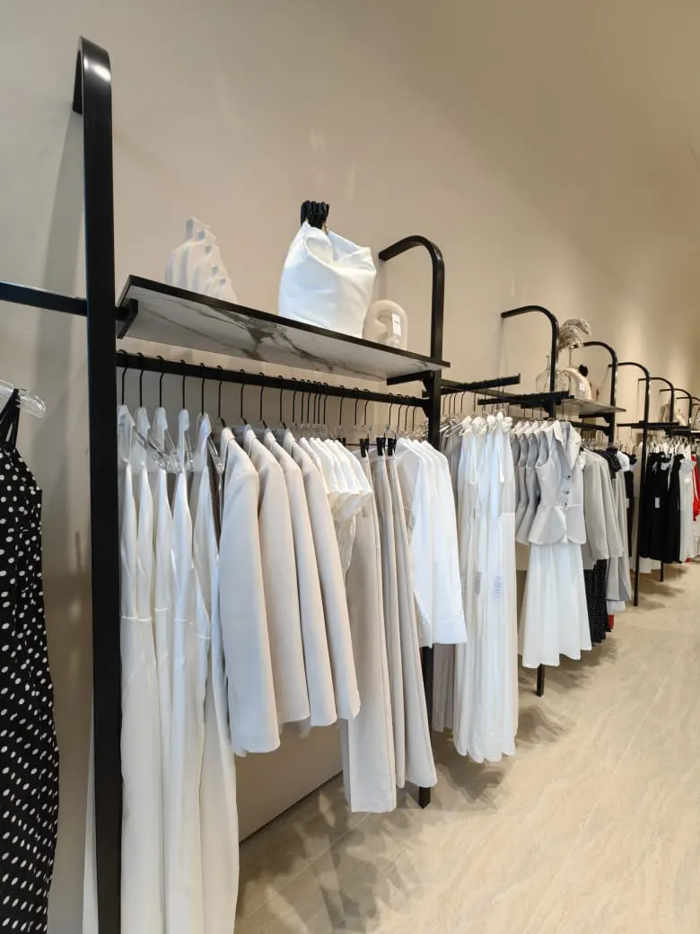 Contemporary Clothing Display by DWS Interiors