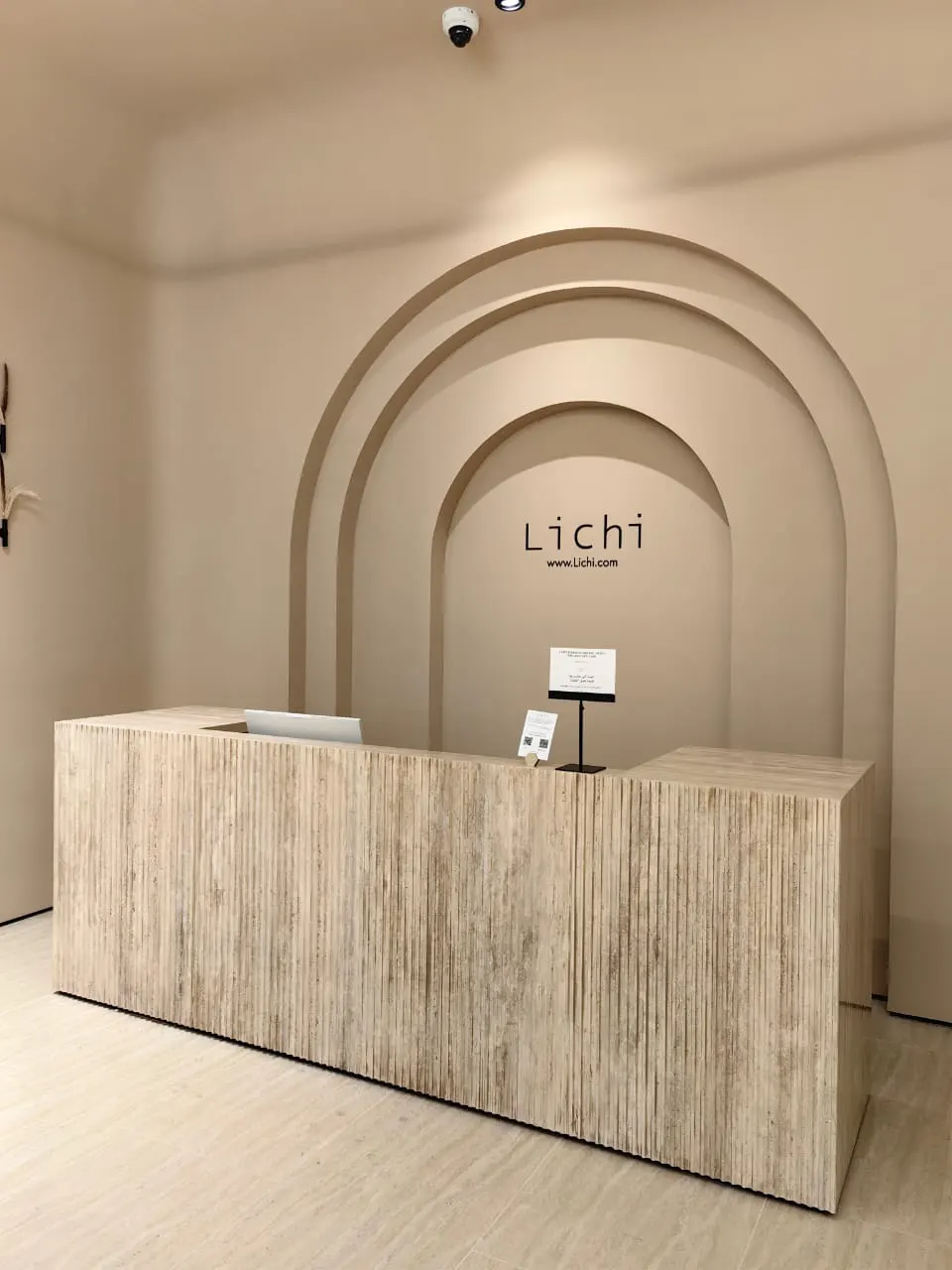 Lichi Store Reception Area by DWS Interiors