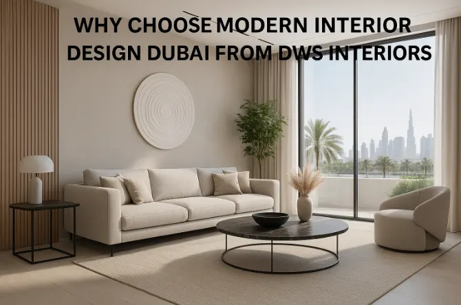 Modern interior design Dubai